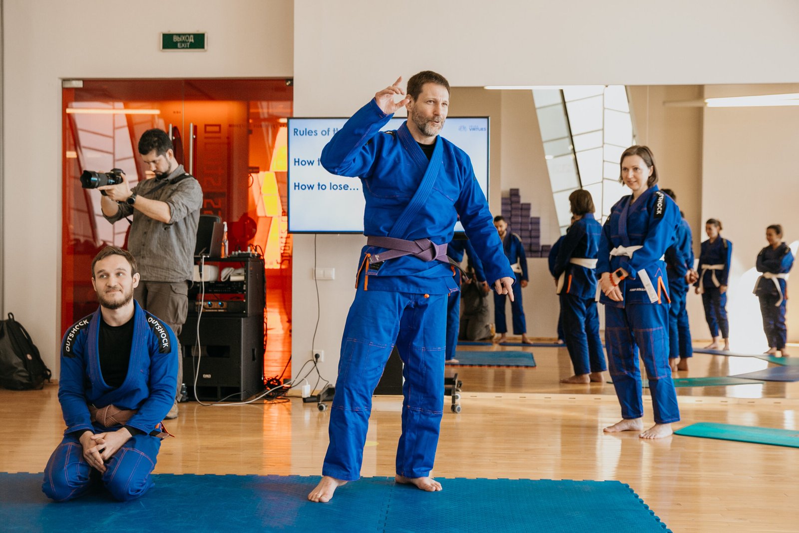 Corporate leadership participants during a Black Belt Vision experience